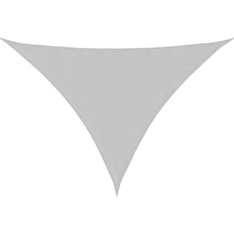 vidaXL Vela Parasole Grigio Chiaro 7x5x5 m 100% Poliestere Oxford