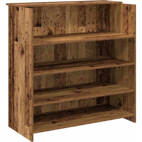 vidaXL Banco Reception Legno Antico 100x50x103,5 cm Legno Multistrato
