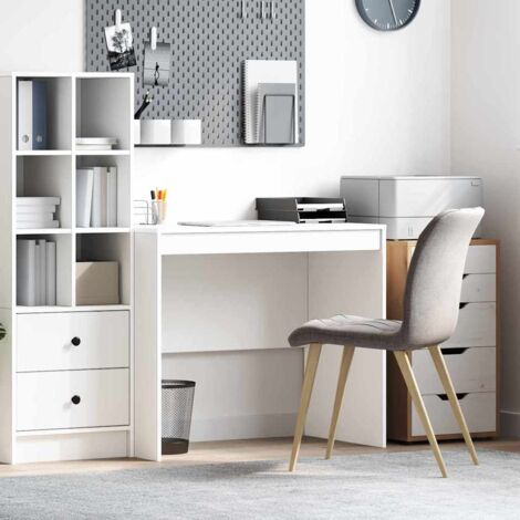 vidaXL Scrivania Altro Bianco 90 x 50 x 76 cm Legno multistrato