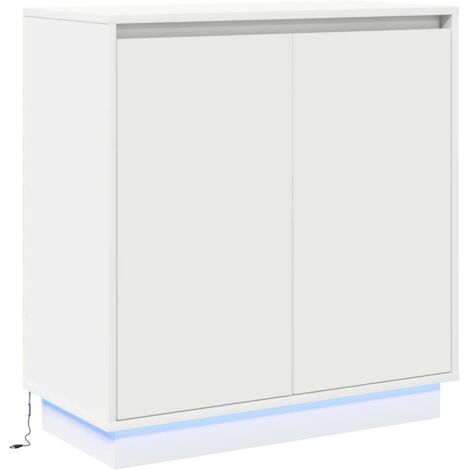 vidaXL Credenza con porta Bianco 71 x 34.5 x 75 cm Legno multistrato