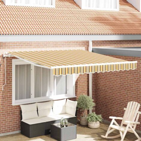 vidaXL Tenda Retrattile 300 x 250 cm Multicolore