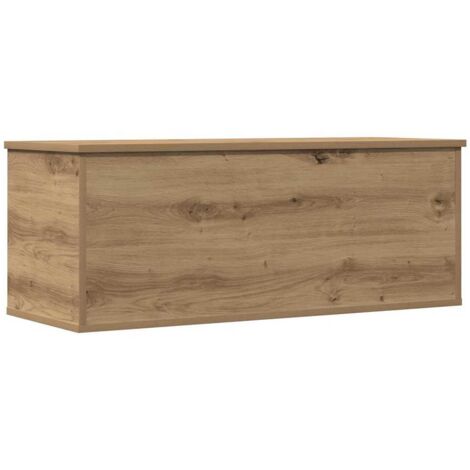 vidaXL Scatola di Stoccaggio rovere artigianale 90 x 35 x 35 cm