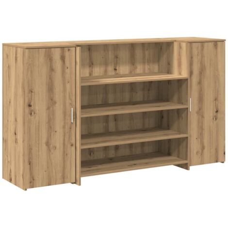 vidaXL Banco Reception Rovere Artigianale 180x50x103,5cm in Truciolato