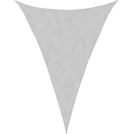 vidaXL Vela Parasole Grigio Chiaro 5x7x7 m 100% Poliestere Oxford