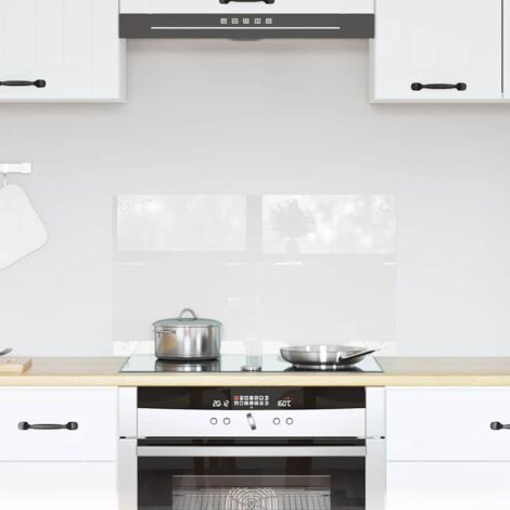 vidaXL Schienale da cucina Trasparente 70 x 40 cm vetro temperato