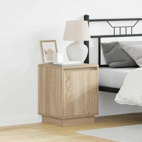vidaXL Armadio da Notte 2 pcs Rovere Sonoma 39 x 34,5 x 50 cm