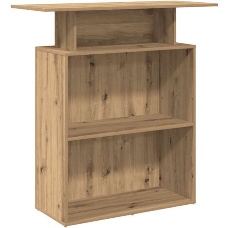 vidaXL Banco Reception Rovere Artigianale 100x40x104 cm in Truciolato