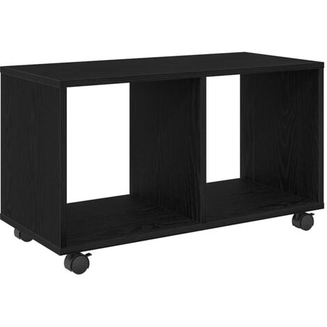 vidaXL Tavolino Rovere nero 72 x 33 x 42.5 cm Legno multistrato