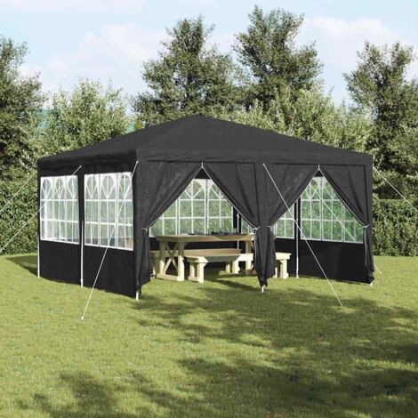 vidaXL Tenda Party Antracite e Bianco 400 x 400 x 266 cm