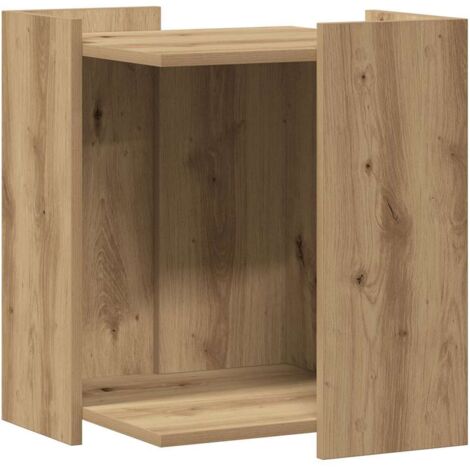 vidaXL Recinto Lettiera Rovere Artigianale 42x42x51 cm in Truciolato
