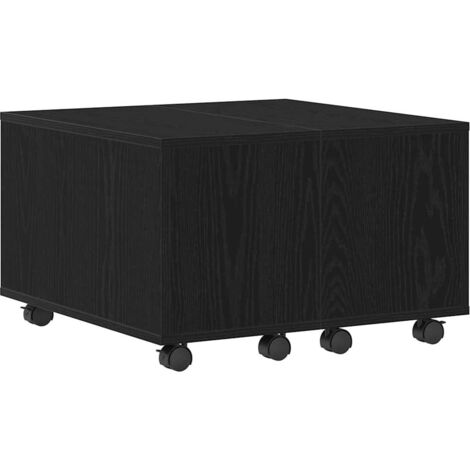 vidaXL Tavolino da salotto Rovere nero 60 x 60 x 38 cm
