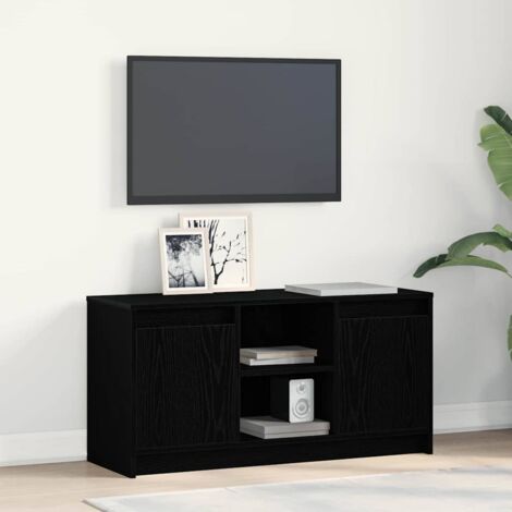 vidaXL Mobile TV Nero 100 x 34 x 50 cm Legno multistrato