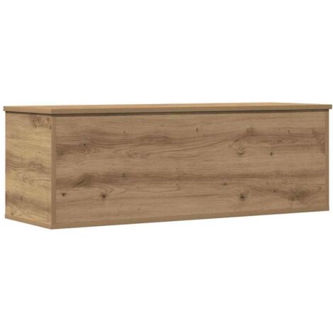 vidaXL Scatola di Stoccaggio rovere artigianale 102 x 35 x 35 cm