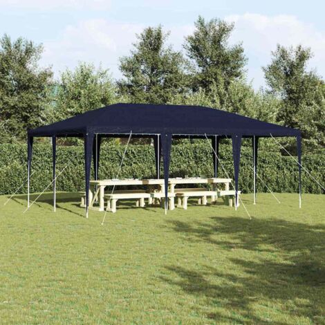 vidaXL Tenda Party Blu e Bianco 600 x 400 x 266 cm