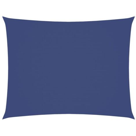 vidaXL Parasole a Vela Oxford Rettangolare 4x5 m Blu