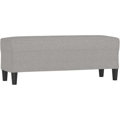 vidaXL Panca Grigio chiaro 100x35x41 cm in Tessuto