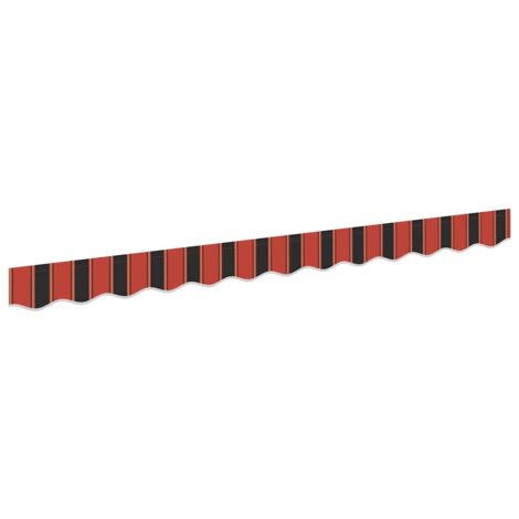 vidaXL Sostituzione della mantovana per tenda Arancione / Nero /