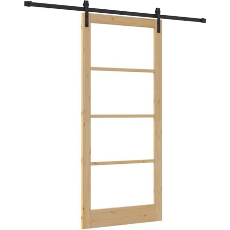 Porta scorrevole Altro ORKDAL Marrone 93 x 211 cm vidaXL