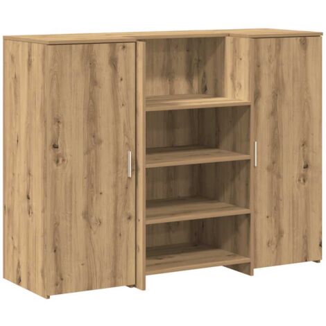vidaXL Banco Reception Rovere Artigianale 135x50x103,5cm in Truciolato