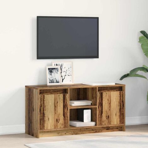 vidaXL Mobile TV Marrone 100 x 34 x 50 cm Legno multistrato