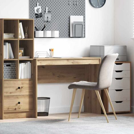 vidaXL Scrivania rovere artigianale 100 x 40 x 76 cm Legno multistrato