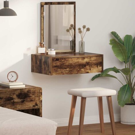 vidaXL Tavolo da Trucco Marrone 60 x 40 x 70 cm Legno multistrato