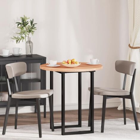 vidaXL Piano del tavolo Marrone chiaro Ø 70 x 2.5 cm
