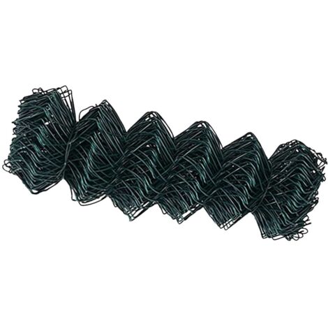 vidaXL Recinzione a rete metallica Verde 25 x 0.4 m Acciaio