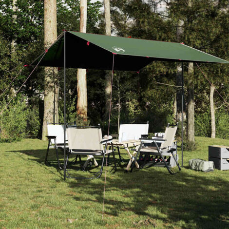 vidaXL Telone da Campeggio Verde 300x294 cm Impermeabile