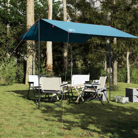 vidaXL Telone da Campeggio Blu 300x294 cm Impermeabile (1/5)