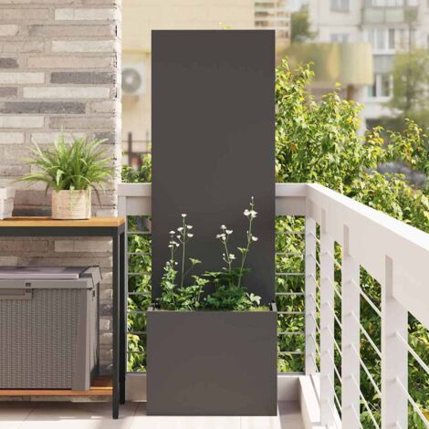 vidaXL Schermo per privacy in giardino Traforo Nero 50 x 150 cm