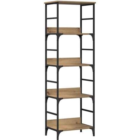 vidaXL Libreria Rovere Artigianale 50x33x153 cm in Truciolato