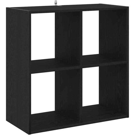 vidaXL Libreria Rovere Nero 68,5 x 32 x 68,5 cm