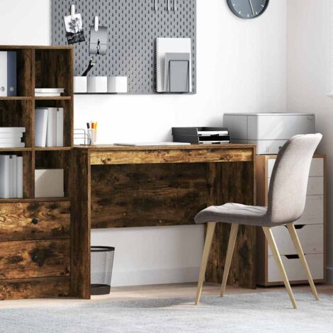 vidaXL Scrivania Altro Rovere fumo 100 x 50 x 76 cm Legno multistrato