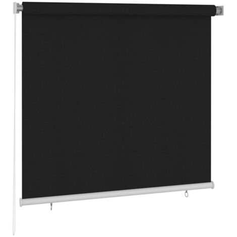 vidaXL Tenda a Rullo per Esterni 160x140 cm Nera