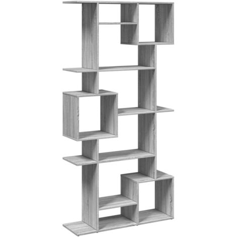 vidaXL Libreria Grigio Sonoma 92x29x188 cm in Legno Multistrato
