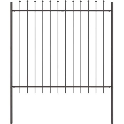 vidaXL Recinzione per Giardino Woerden Grigio 1,7 x 1,5 m