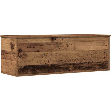 vidaXL Scatola di Stoccaggio Legno vecchio 102 x 35 x 35 cm