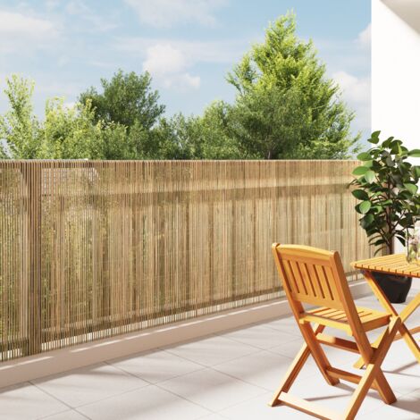 Recinzione in bambù Marrone 400 x 125 cm Bambù vidaXL