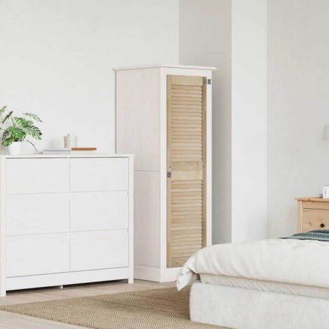 vidaXL Porta per Armadio Naturale 140,5 x 2,1 x 39,5 cm Pino