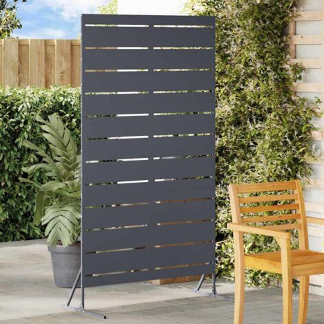 vidaXL Schermo per Privacy Antracite 100 x 50 x 180 cm Acciaio (1/5)