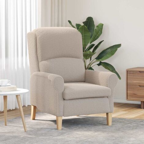 vidaXL poltrona Grigio chiaro 76 x 94 x 102 cm