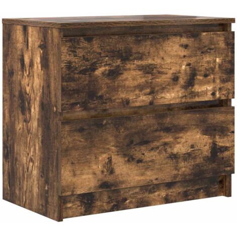 vidaXL Mobile TV Rovere Fumo 60x35x54 cm in Legno Multistrato