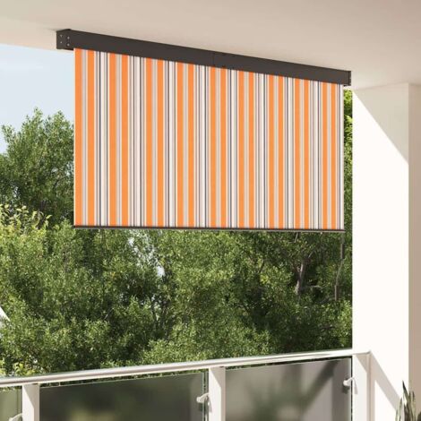 vidaXL Tenda a rullo Giallo e Blu 200 x 250 cm Tessuto e (1/5)