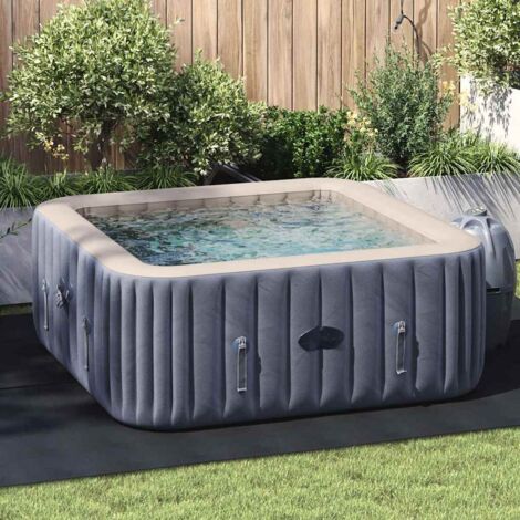 vidaXL Telo per Fondo Piscina Altro Nero 300 x 220 cm