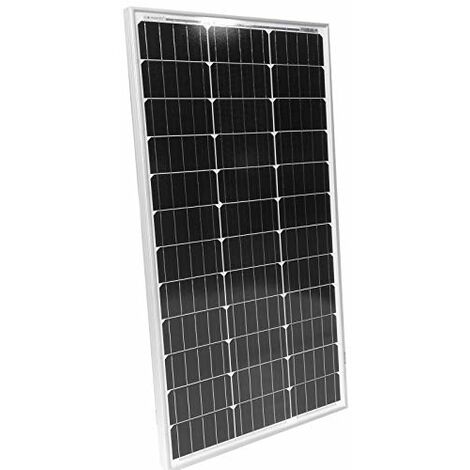 Pannello Solare Monocristallino Fotovoltaico 100W Batterie 12V da