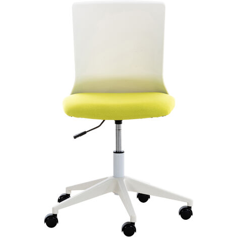 Sedia da scrivania dal design semplice con ruote seduta in tessuto vari  colori colore : VERDE