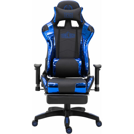 Sedia gaming ufficio Turbo schwarz/blau