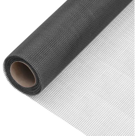 vidaXL Zanzariera in Fibra di Vetro 112x500 cm Nera