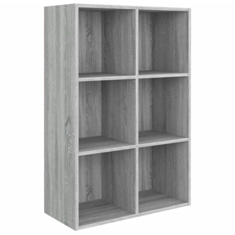 vidaXL Libreria/Credenza Grigio Sonoma 66x30x98 cm Legno Multistrato (1/5)